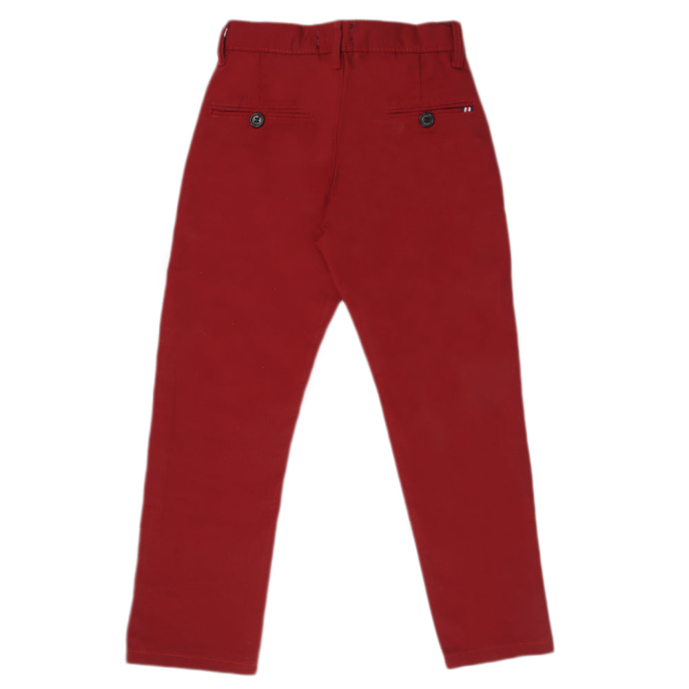 Boys Cotton Pant - Maroon, Kids, Boys Pants, Chase Value, Chase Value