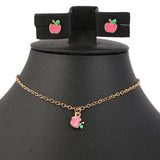 Girls Locket Set - Dark Pink, Kids, Jewellery Sets, Chase Value, Chase Value