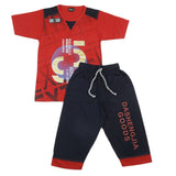Boys Short Suit - Red, Kids, Boys Sets And Suits, Chase Value, Chase Value
