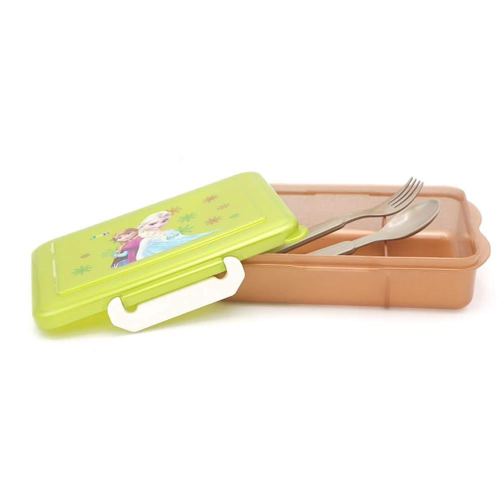 Recta Lunch Box Lock JZ-986 - Green, Kids, Tiffin Boxes And Bottles, Chase Value, Chase Value