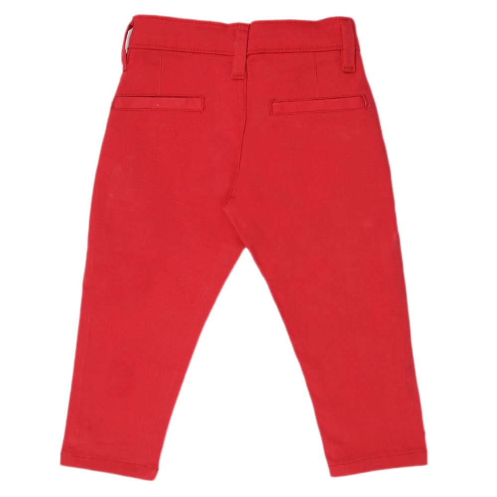 Boys Cotton Pant - Red, Kids, Boys Pants, Chase Value, Chase Value