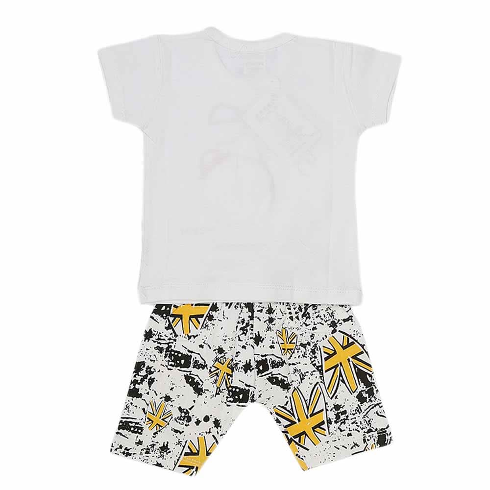 Newborn 2 Piece Suit - White, Kids, NB Boys Sets And Suits, Chase Value, Chase Value