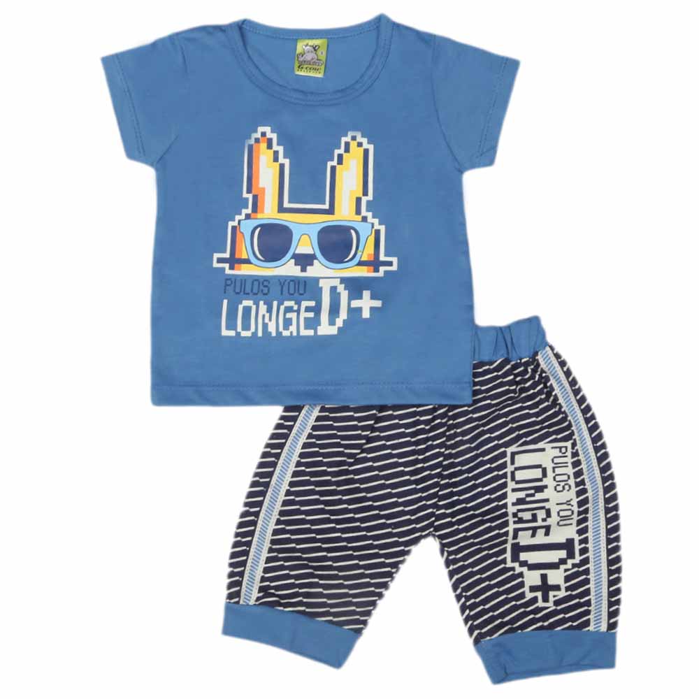 Newborn Boys Half Sleeves Suit - Blue, Kids, NB Boys Sets And Suits, Chase Value, Chase Value