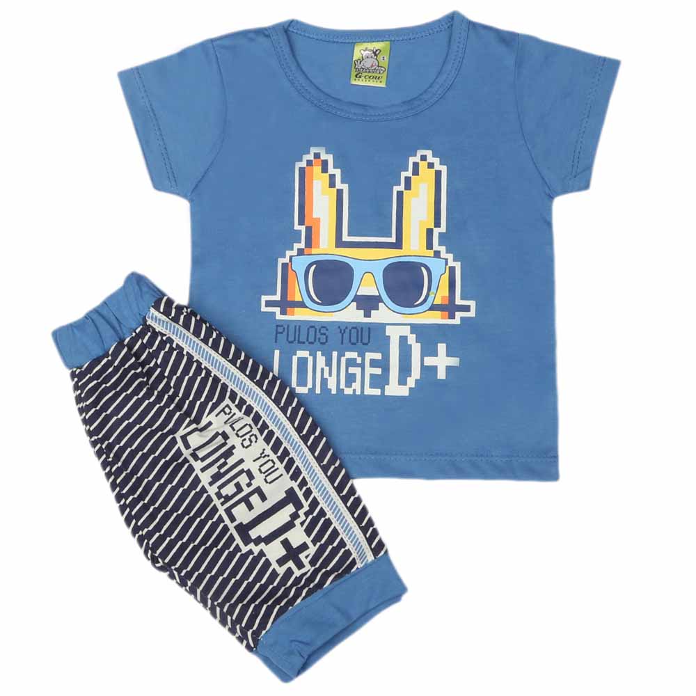 Newborn Boys Half Sleeves Suit - Blue, Kids, NB Boys Sets And Suits, Chase Value, Chase Value