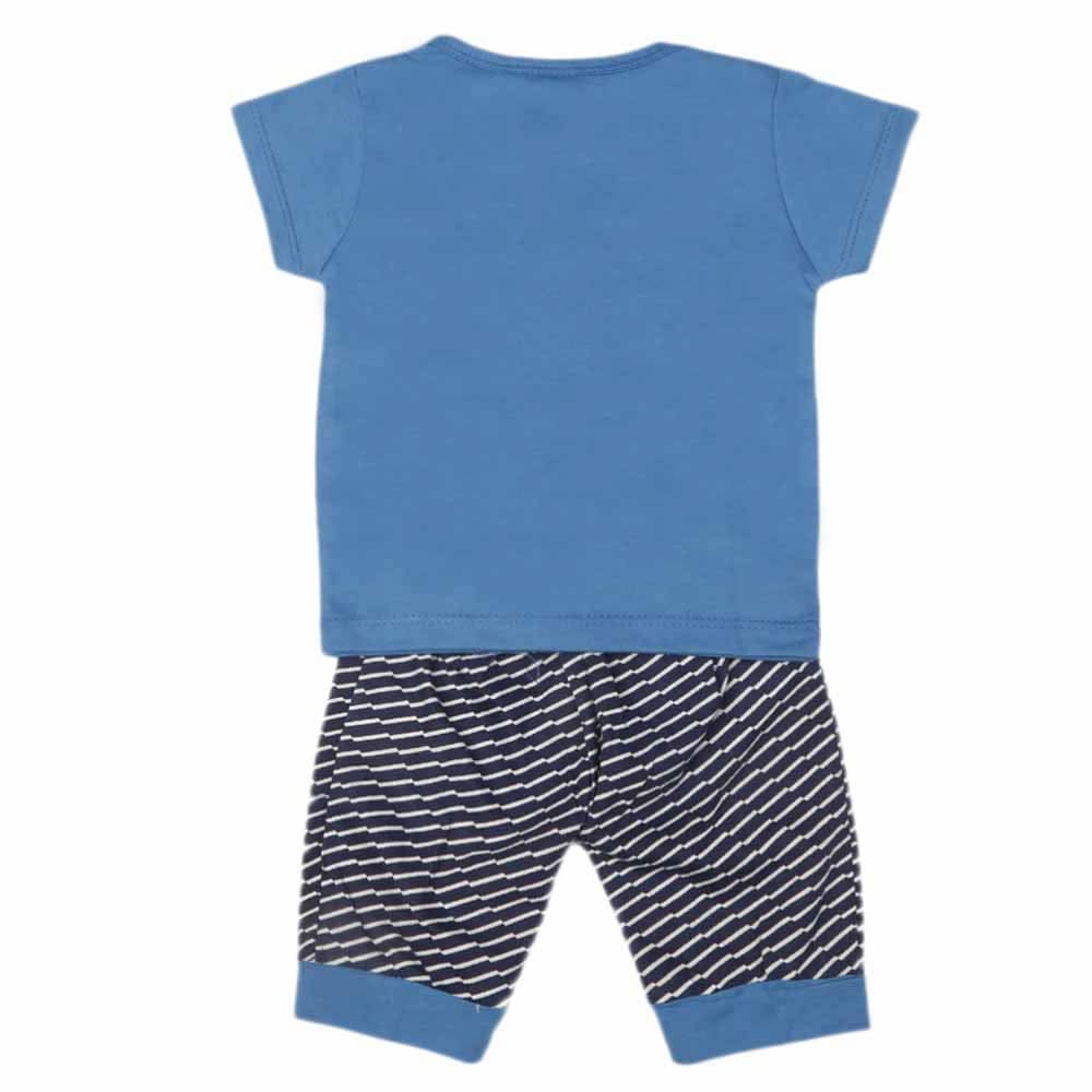 Newborn Boys Half Sleeves Suit - Blue, Kids, NB Boys Sets And Suits, Chase Value, Chase Value