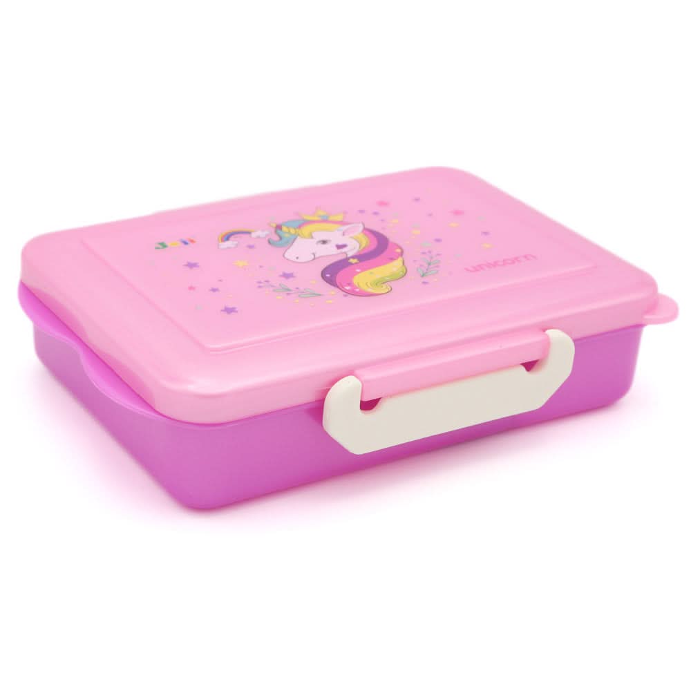 Recta Lunch Box Lock JZ-986 - Light Pink, Kids, Tiffin Boxes And Bottles, Chase Value, Chase Value