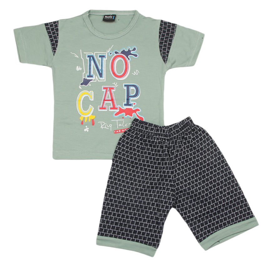 Boys Short Suit - Light Green, Kids, Boys Sets And Suits, Chase Value, Chase Value