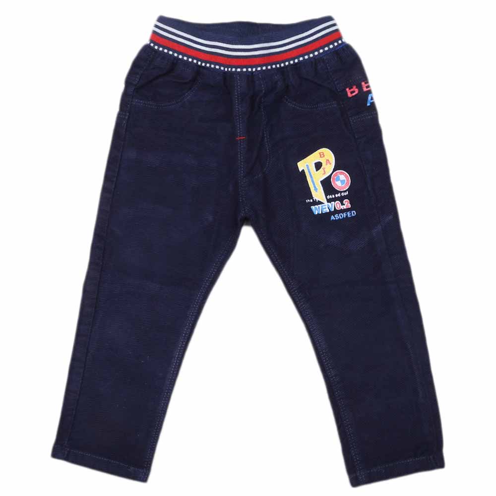 Boys Corduroy Pant - Navy Blue, Kids, Boys Pants, Chase Value, Chase Value
