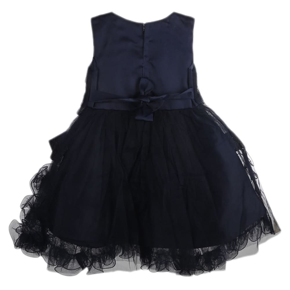 Girls Fancy Frock - Navy Blue, Girls Frocks, Chase Value, Chase Value