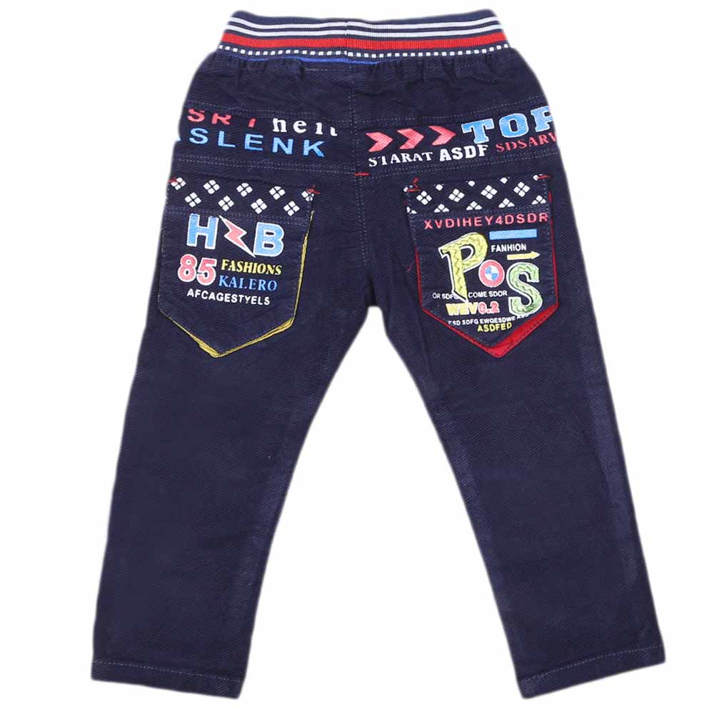Boys Corduroy Pant - Navy Blue, Kids, Boys Pants, Chase Value, Chase Value