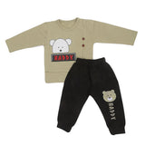 Newborn Boys Suit Full Sleeves (01015) - Olive Green, Kids, NB Boys Sets And Suits, Chase Value, Chase Value