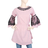 Women's Stripe Kurti - Red, Women, Ready Kurtis, Chase Value, Chase Value