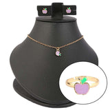 Girls Locket Set - Purple, Kids, Jewellery Sets, Chase Value, Chase Value