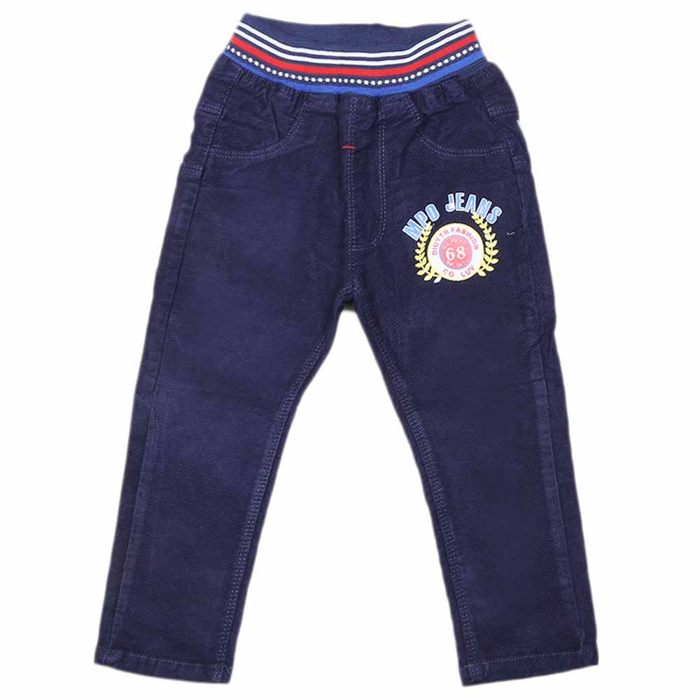 Boys Corduroy Pant - Navy Blue, Kids, Boys Pants, Chase Value, Chase Value
