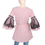 Women's Stripe Kurti - Red, Women, Ready Kurtis, Chase Value, Chase Value