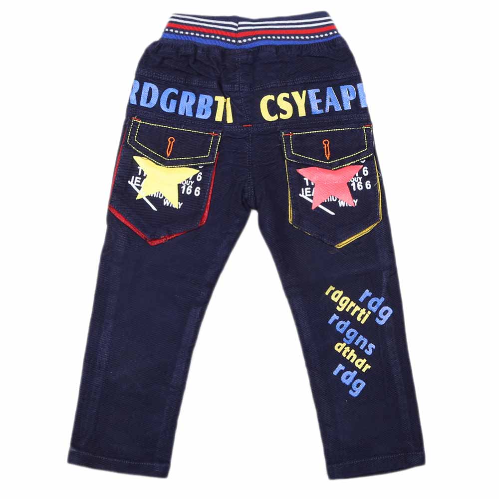 Boys Corduroy Pant - Navy Blue, Kids, Boys Pants, Chase Value, Chase Value