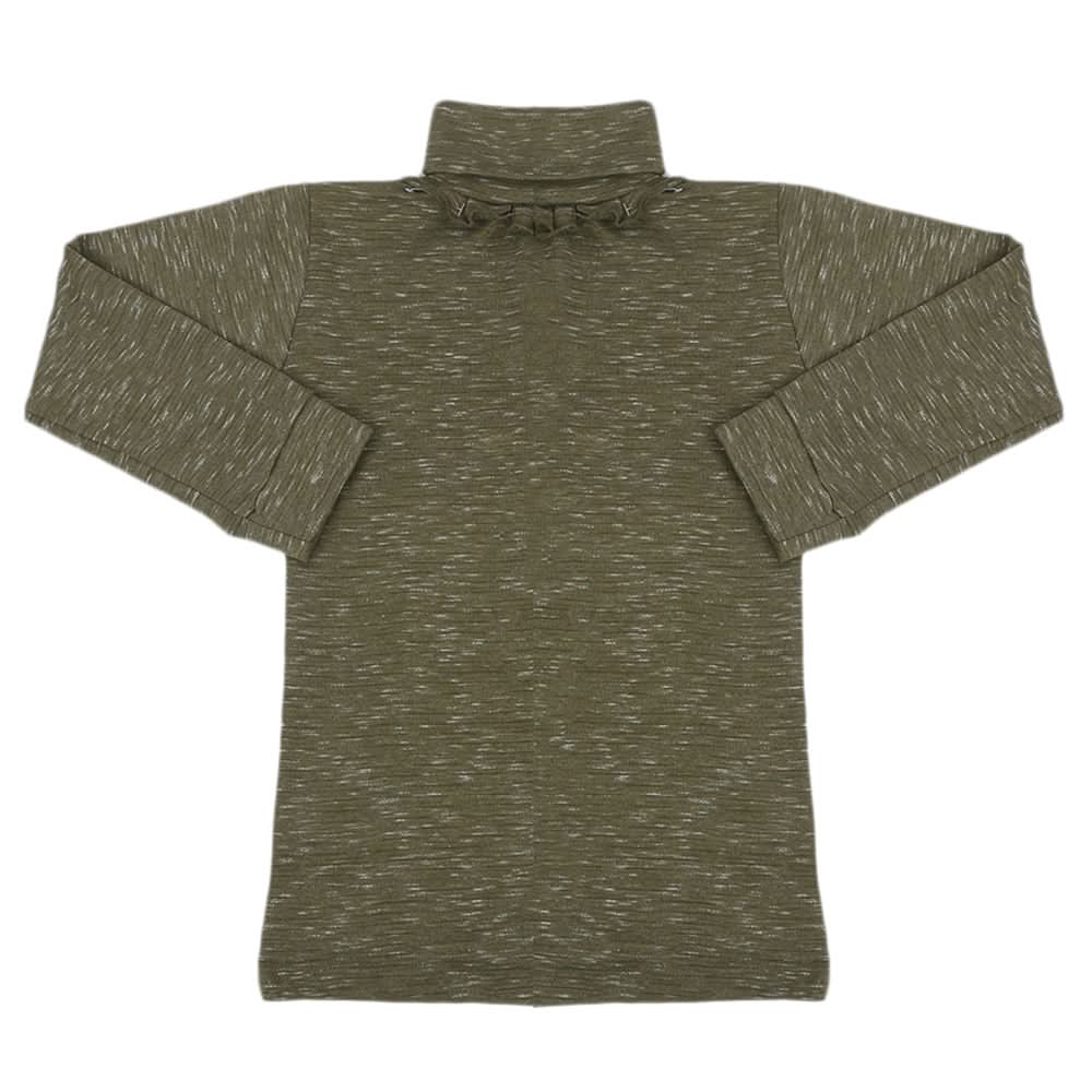 Girls High Neck - Olive Green, Girls High Neck, Chase Value, Chase Value