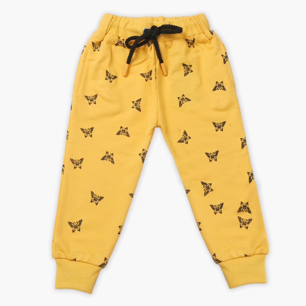 Girls Terry Trouser - Yellow, Girls Pants & Capri, Chase Value, Chase Value