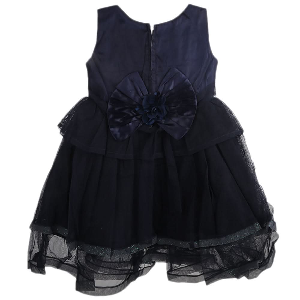 Girls Fancy Frock - Navy Blue, Girls Frocks, Chase Value, Chase Value