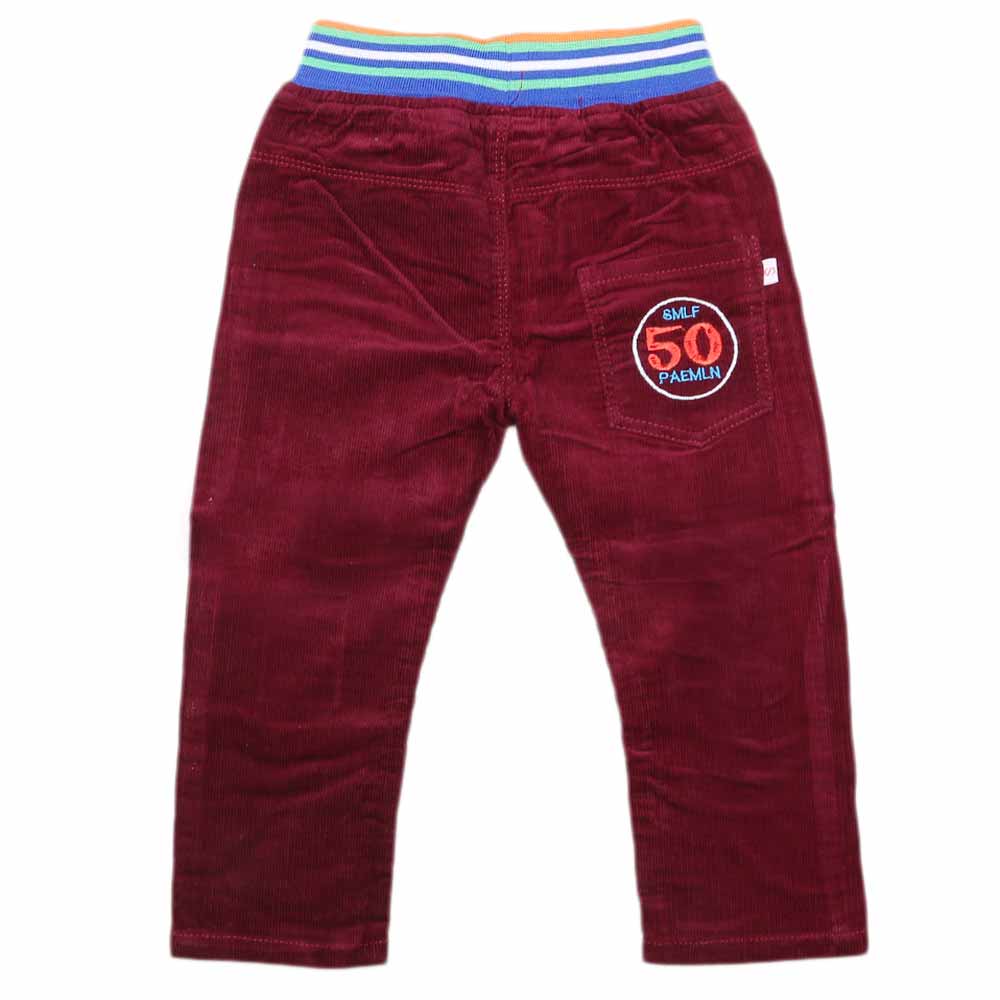 Boys Corduroy Pant - Maroon, Kids, Boys Pants, Chase Value, Chase Value