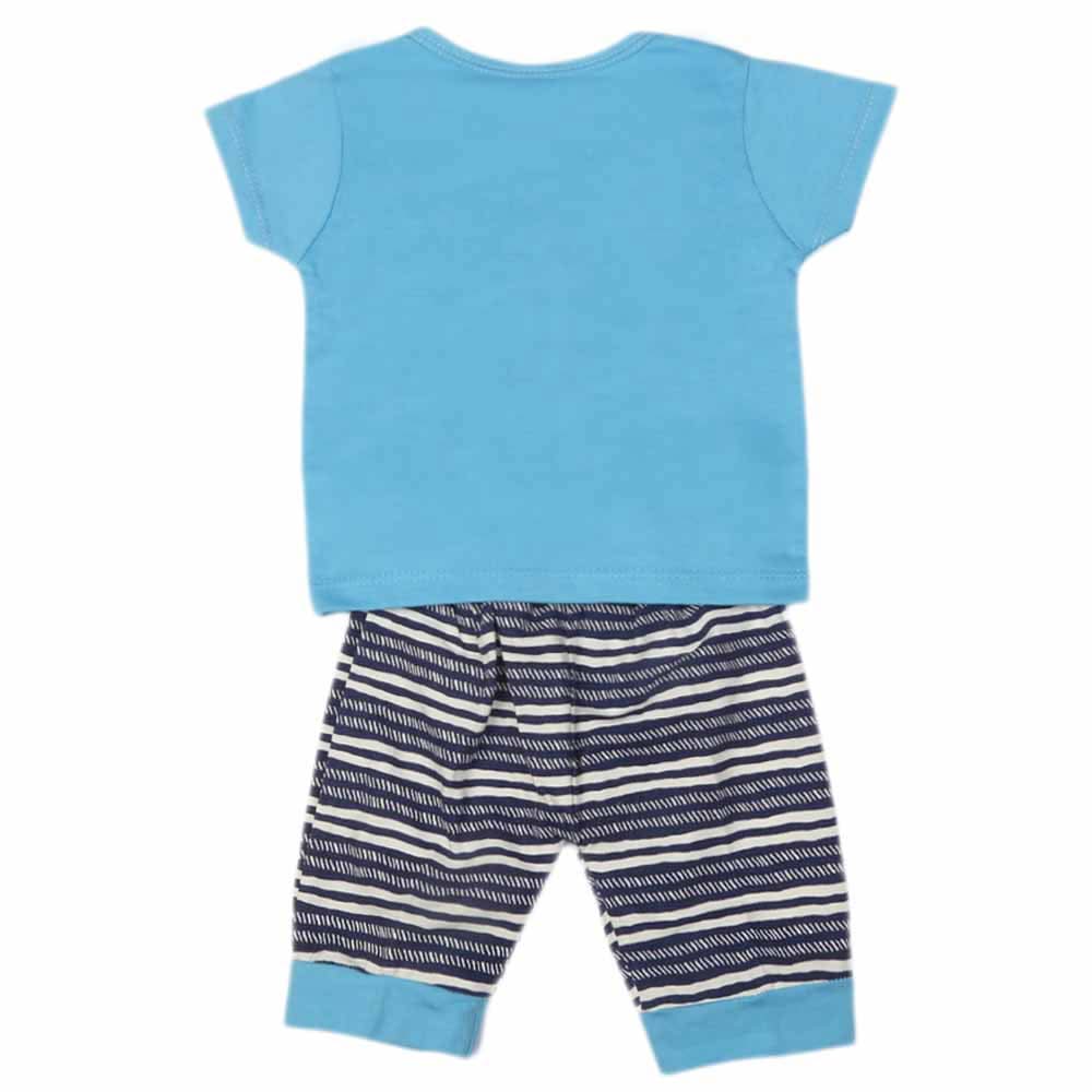 Newborn Boys Half Sleeves Suit - Blue, Kids, NB Boys Sets And Suits, Chase Value, Chase Value