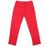 Girls Denim Pant - Red, Kids, Pants And Capri, Chase Value, Chase Value