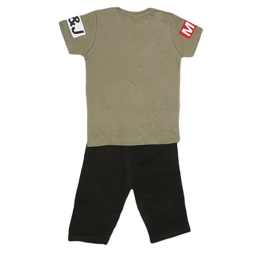 Boys Half Sleeves Suit (2226) - Green, Kids, Boys Sets And Suits, Chase Value, Chase Value
