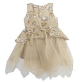 Girls Fancy Frock - Beige, Kids, Girls Frocks, Chase Value, Chase Value