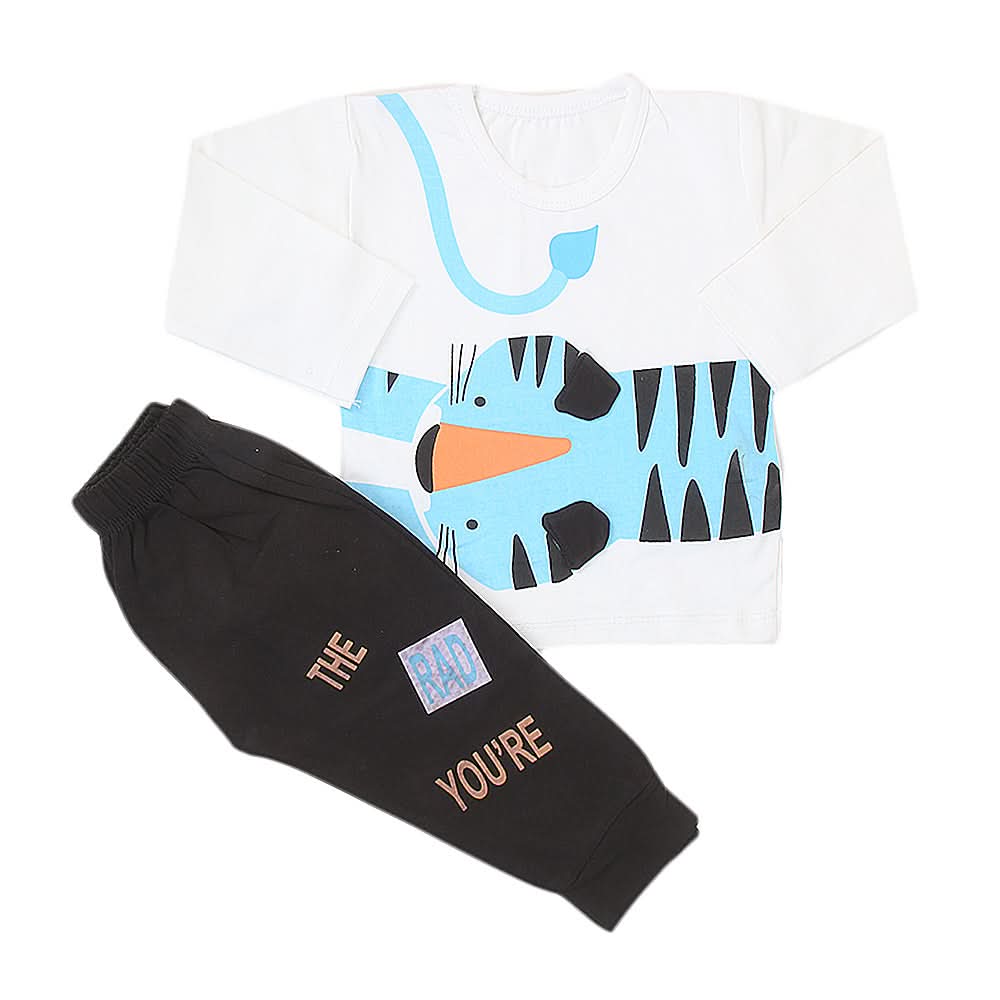 Newborn Boys Suit Full Sleeves (01017) - Blue, Kids, NB Boys Sets And Suits, Chase Value, Chase Value