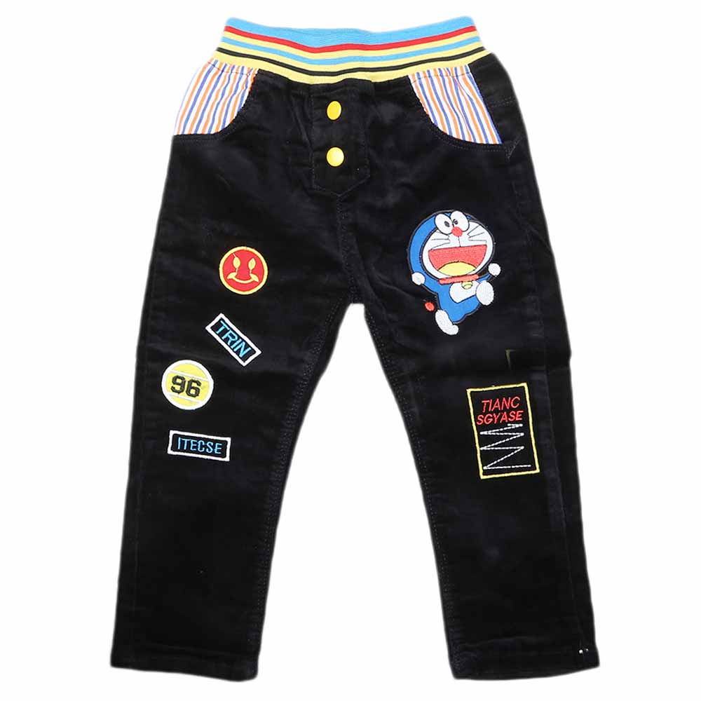 Boys Corduroy Pant - Black, Kids, Boys Pants, Chase Value, Chase Value