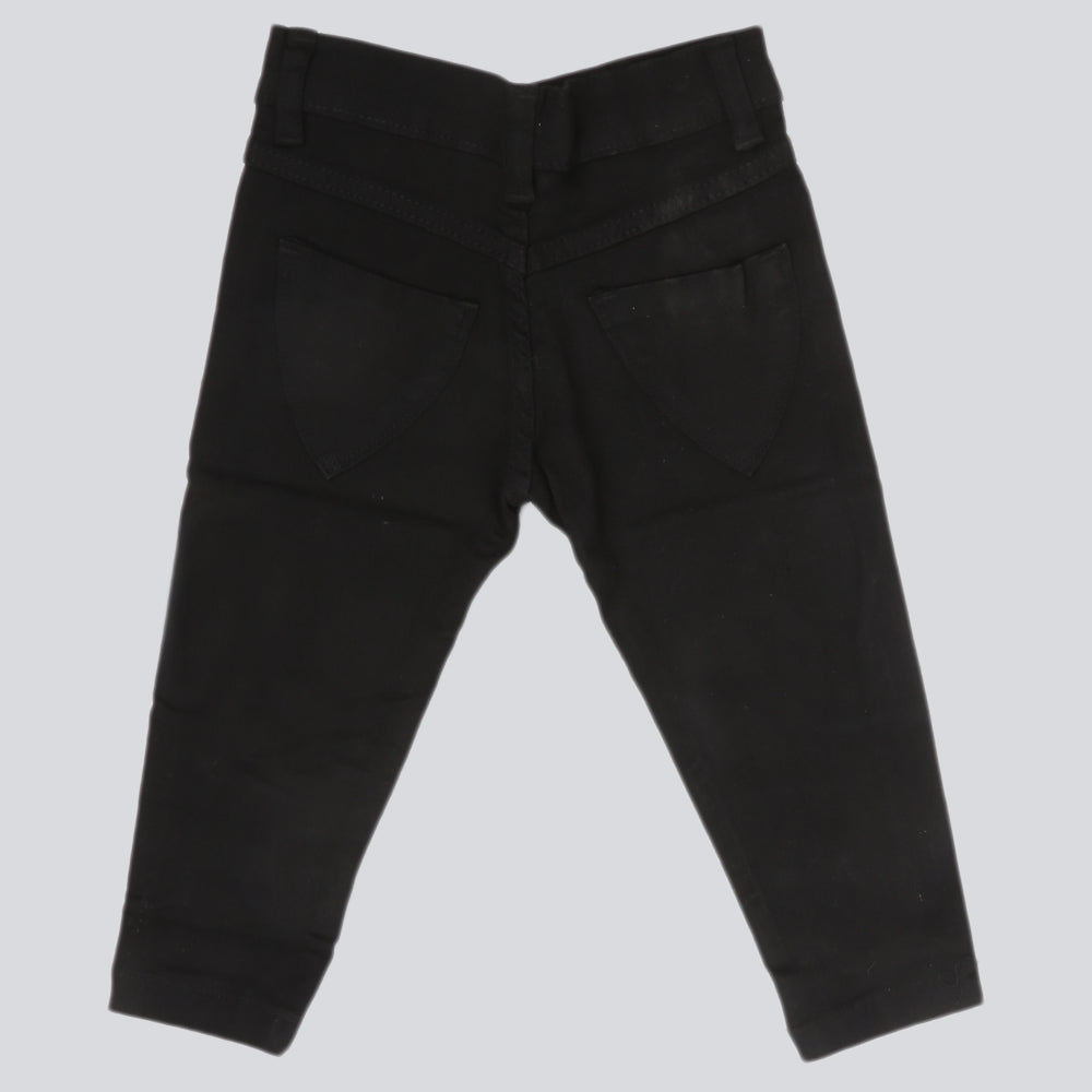Girls Denim Pant - Black, Kids, Girls Pants And Capri, Chase Value, Chase Value