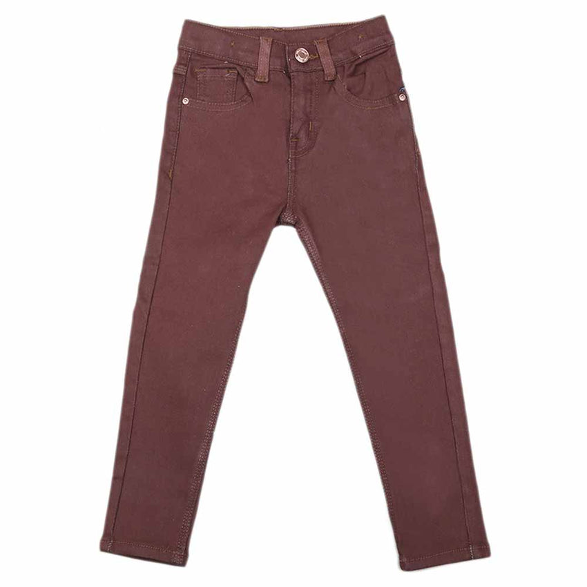 Girls Denim Pant - Brown, Kids, Pants And Capri, Chase Value, Chase Value