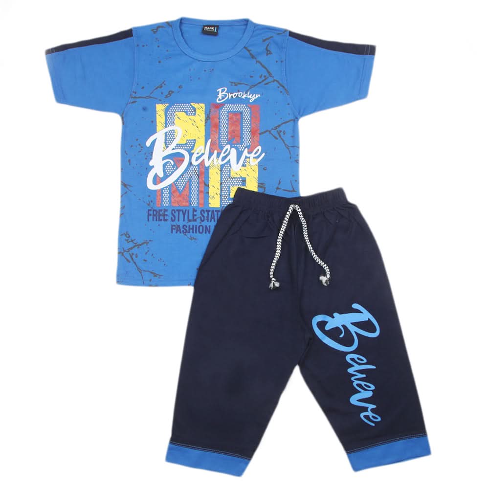 Boys Short Suit - Royal Blue, Kids, Boys Sets And Suits, Chase Value, Chase Value
