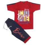 Boys Short Suit - Maroon, Kids, Boys Sets And Suits, Chase Value, Chase Value