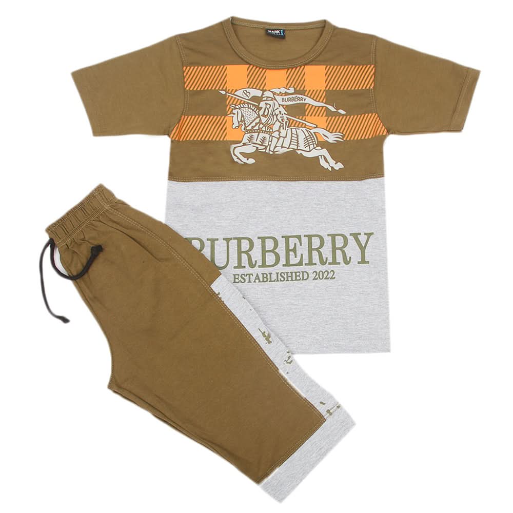 Boys Short Suit - Olive, Kids, Boys Sets And Suits, Chase Value, Chase Value