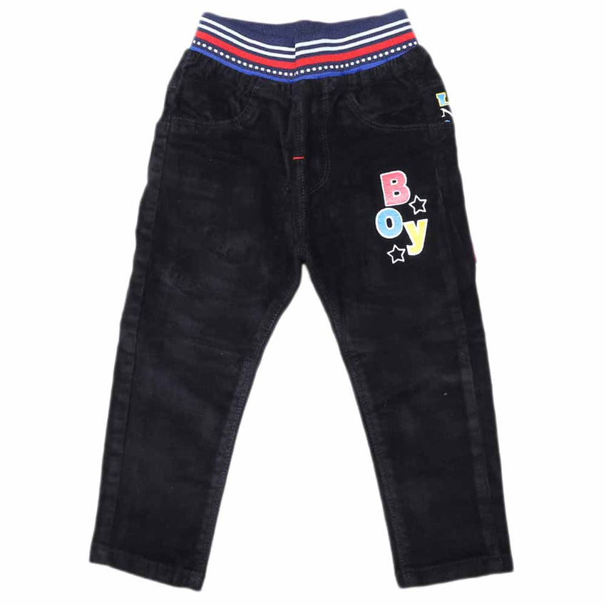 Boys Corduroy Pant - Black, Kids, Boys Pants, Chase Value, Chase Value