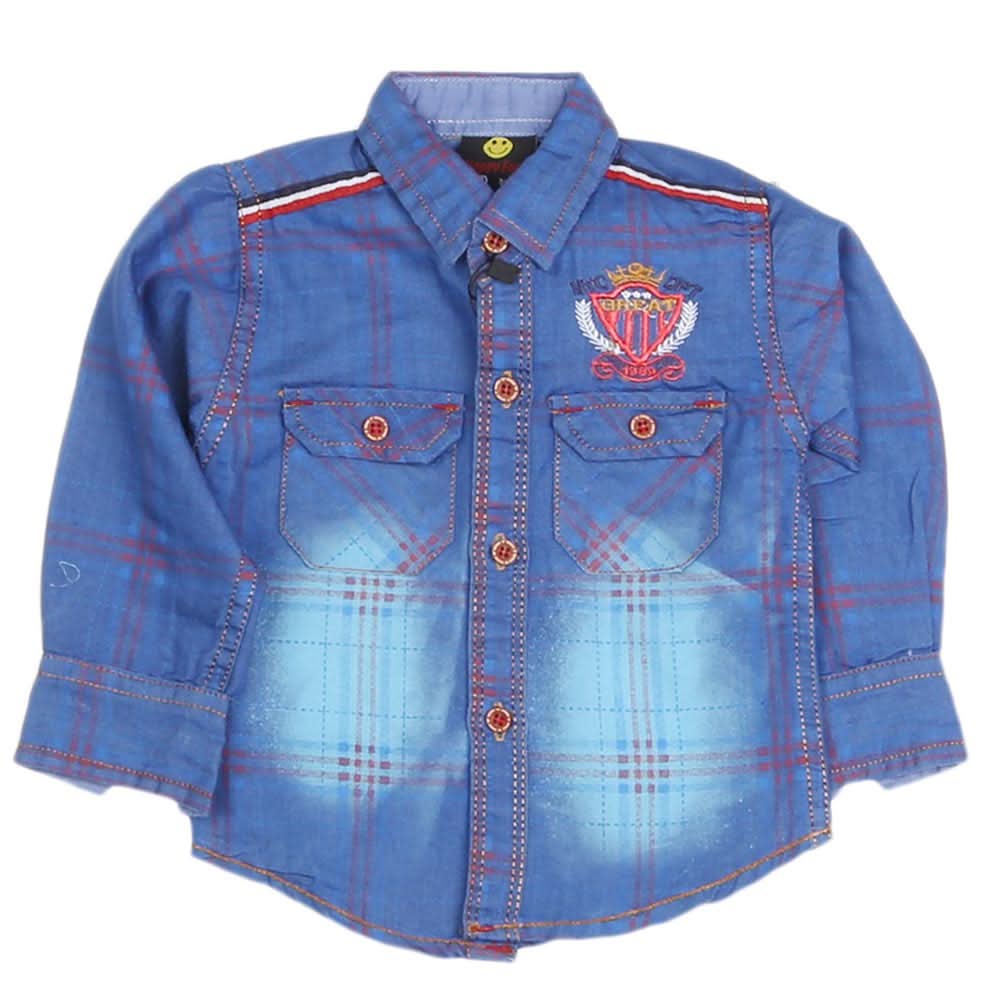 Boys Casual Shirt - Royal Blue, Kids, Boys Shirts, Chase Value, Chase Value