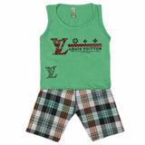 Boys Sando Suit - Green, Kids, Boys Sets And Suits, Chase Value, Chase Value
