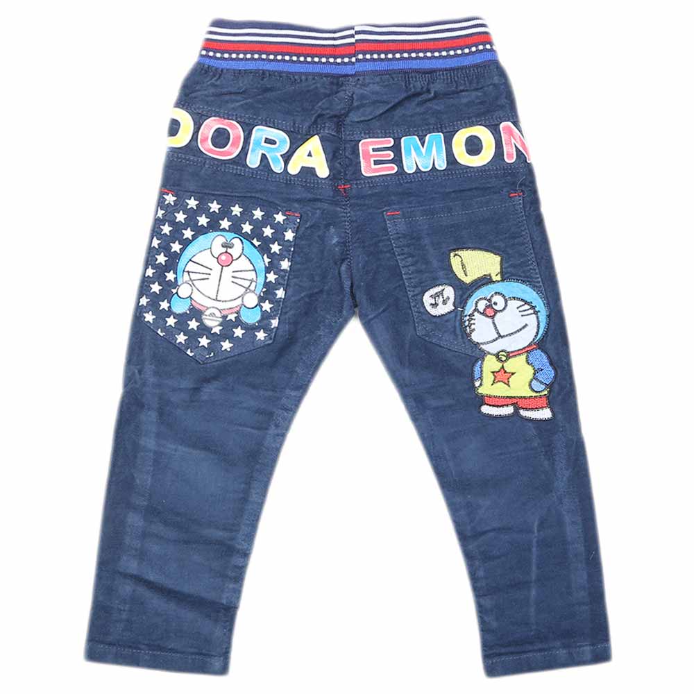 Boys Corduroy Pant - Navy Blue, Kids, Boys Pants, Chase Value, Chase Value