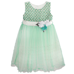 Girls Fancy Frock - Green, Girls Frocks, Chase Value, Chase Value