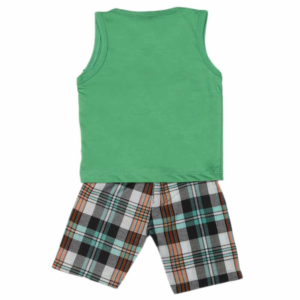 Boys Sando Suit - Green, Kids, Boys Sets And Suits, Chase Value, Chase Value