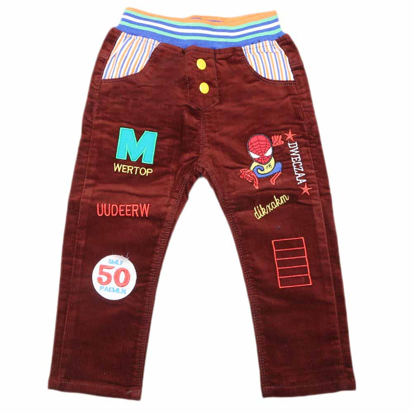 Boys Corduroy Pant - Brown, Kids, Boys Pants, Chase Value, Chase Value