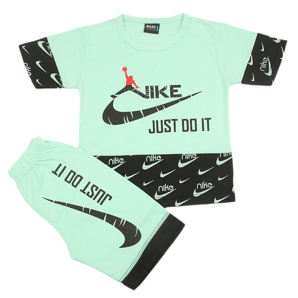 Boys Short Suit - Sea Green, Kids, Boys Sets And Suits, Chase Value, Chase Value