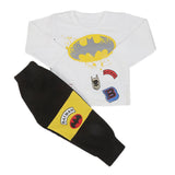 Newborn Boys Suit Full Sleeves (01019) - White, Kids, NB Boys Sets And Suits, Chase Value, Chase Value