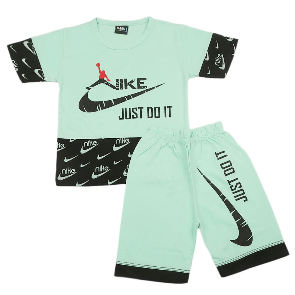 Boys Short Suit - Sea Green, Kids, Boys Sets And Suits, Chase Value, Chase Value