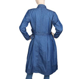 Women's Embroidered Western Denim Top (Abaya) - Blue, Women, Abayas, Chase Value, Chase Value