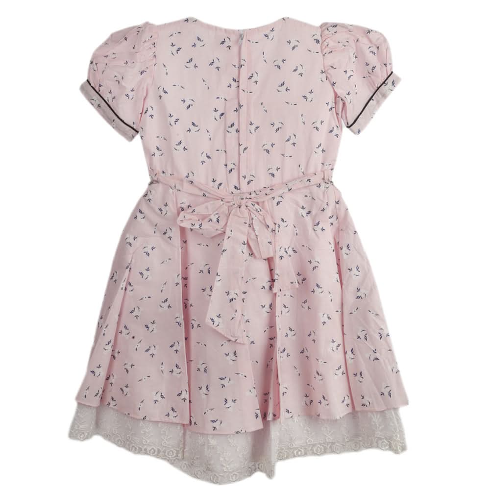 Girls Fancy Frock - Light Pink, Girls Frocks, Chase Value, Chase Value