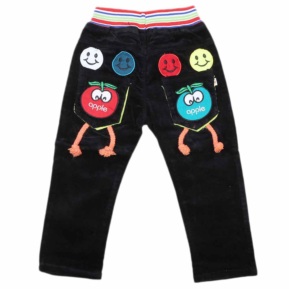 Boys Corduroy Pant - Black, Kids, Boys Pants, Chase Value, Chase Value