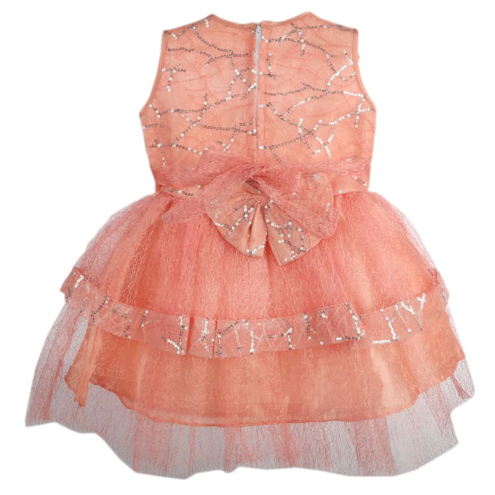 Girls Fancy Frock - Pink, Girls Frocks, Chase Value, Chase Value