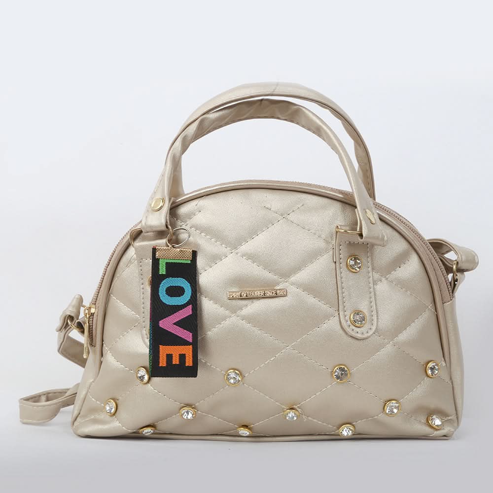 Women's Shoulder Bag 7587 - Golden, Women, Bags, Chase Value, Chase Value